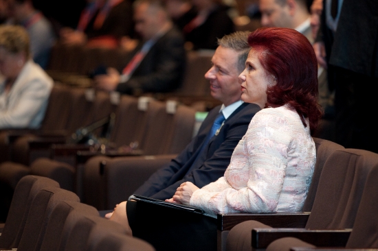 Solvita Āboltiņa piedalās Lattelecom 7.starptautiskās konferences atklāšanā