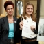 Lāčplēša dienai veltītā skolēnu fotokonkursa "Drošs savā Latvijā!" izstādes atklāšana
