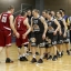Saeimas basketbola komanda basketbola spēlē tiekas ar Liepājas domes komandu