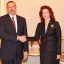 Solvita Āboltiņa tiekas ar Azerbaidžānas Republikas prezidentu