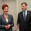 Saeimas priekšsēdētāja tiekas ar Igaunijas prezidentu un premjerministru
