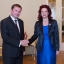 Solvita Āboltiņa tiekas ar Slovākijas vēstnieku