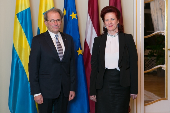 Solvita Āboltiņa tiekas ar Zviedrijas Karalistes parlamenta priekšsēdētāju