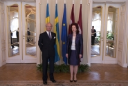 Speaker of the Saeima to the King of Sweden: Latvia and Sweden’s historical roots have been intertwined for centuries