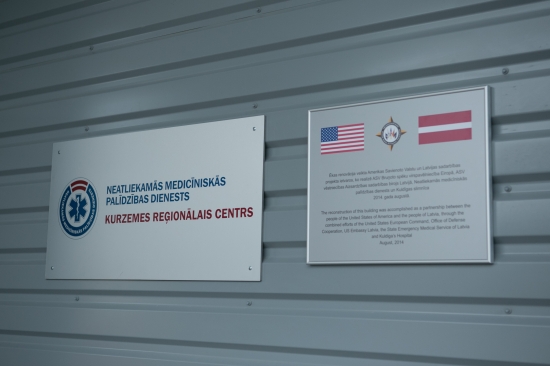 Saeimas priekšsēdētāja piedalās Neatliekamās medicīniskās palīdzības dienesta Kurzemes reģionālā centra ēkas atklāšanā