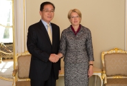 Lors de l’entretien avec le nouvel Ambassadeur de Chine, Mme Mūrniece a discuté de la possibilité d’augmenter les exportations lettonnes
