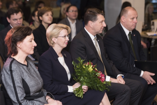 Saeimas priekšsēdētāja sveic Latvijas Skautu un gaidu centrālo organizāciju 25 gadu jubilejā 