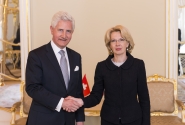 Ināra Mūrniece pateicas vēstniekam par ieguldījumu Latvijas un Šveices attiecībās