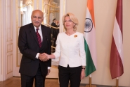 La Présidente de la Saeima: nous voulons faire progresser les relations dynamiques avec l’Inde