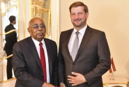 Andrejs Klementjevs aicina pirmo Sudānas vēstnieku sekmēt ekonomisko sadarbību