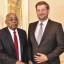 Saeimas sekretārs Andrejs Klementjevs tiekas ar Sudānas vēstnieku