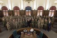 Ināra Mūrniece pateicas NATO valstu karavīriem par ieguldījumu Latvijas drošībā