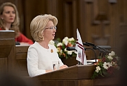 Mme Mūrniece, Présidente de la Saeima, le 4 mai : la Lettonie fait partie de nous, et    nous sommes indispensables pour elle