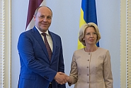 La Présidente de la Saeima invite l’Ukraine à poursuivre des réformes