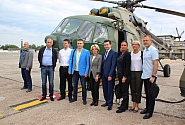 Ināra Mūrniece visits the Donetsk region affected by the military conflict in Ukraine