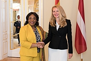 Inese Lībiņa-Egnere aicina Ganas ārlietu ministri attīstīt sakarus ekonomikā