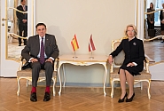 Ināra Mūrniece pateicas Spānijai par ieguldījumu Latvijas drošībā 