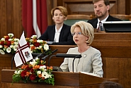 La Présidente de la Saeima, le 4 mai : les événements majeurs dans notre histoire ne sont pas liés à une simple coïncidence, nous avons mené des actions très réfléchies  