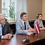 Saeimas Ārlietu komisijas priekšsēdētajs Rihards Kols un komisijas deputāti tiekas ar Slovākijas delegāciju