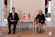 Ināra Mūrniece atzinīgi novērtē ciešo parlamentāro sadarbību ar Itāliju