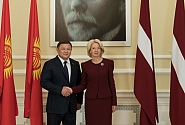 La Présidente de la Saeima: nous sommes prêts à une coopération active avec le parlement kirghiz