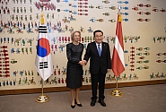 La Présidente de la Saeima en Corée du Sud: nos pays partagent des valeurs similaires