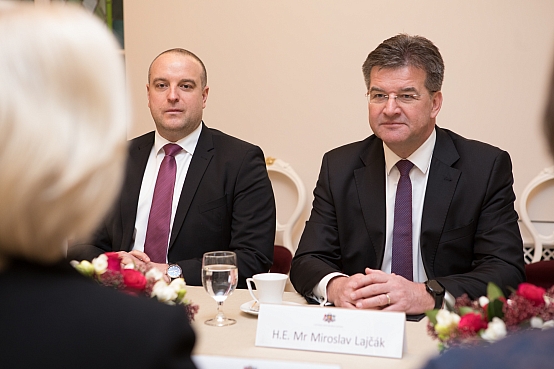 Ināra Mūrniece tiekas ar Slovākijas ārlietu ministru