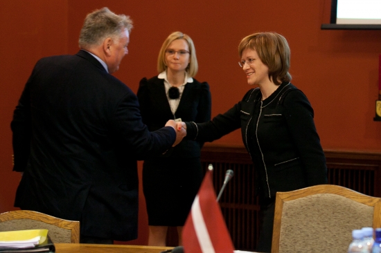 Eiropas lietu komisijas deputāti tiekas ar Dānijas vēstnieku