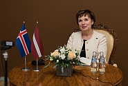 Dagmāra Beitnere-Le Galla Islandes vēstniekam: paldies par drosmi pirmajiem atzīt Latvijas valsts neatkarības atjaunošanu