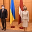 Saeimas priekšsēdētājas oficiālā vizīte Ukrainā
