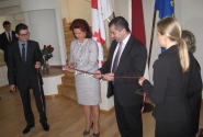 Speaker of the Saeima opens Latvia’s Embassy in Georgia