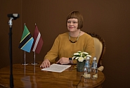 Inese Voika: Latvijai un Tanzānijai ir labas iespējas stiprināt parlamentāro sadarbību