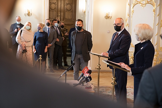 Ināra Mūrniece tiekas ar Igaunijas prezidentu