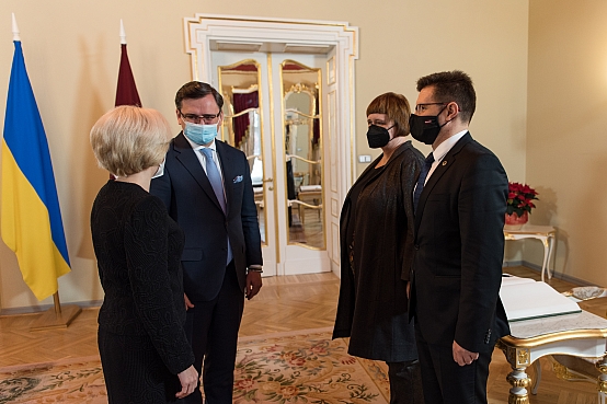 Ināra Mūrniece tiekas ar Ukrainas ārlietu ministru