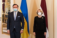 Ināra Mūrniece Ukrainas ārlietu ministram: varat allaž rēķināties ar Latvijas atbalstu